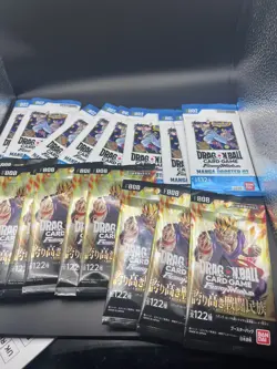 20 PACKS SB02 MANGA BOOSTER 02 DRAGON BALL SUPER Card Game Fusion World Japanese - Image 3