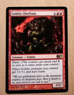 Mtg Magic: Goblin-Hauptling, Goblin Chieftain, English Nearmint, Goblin Lord - Image 1