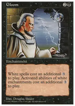 MTG GLOOM EN EXC - MALINCONIA - 5TH - MAGIC - Image 1