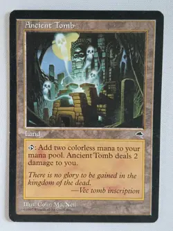 RUSH ENGLISH Ancienne tombe Tempete - Ancient Tomb EX 02 MTG magic TMP - Image 1