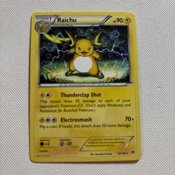 Pokemon TCG Raichu 49/162 Breakthrough Rare Pokemon Card NM - Image 1