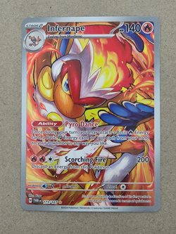 INFERNAPE #173/167 Twilight Masquerade Illustration Rare English -Pokemon TCG - Image 1