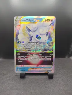 Alolan Vulpix VSTAR 034/195 - Silver Tempest - NM Pokemon TCG - Image 1