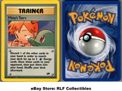 2000 Pokemon, Gym Challenge, #118/132 Misty's Tears, Uncommon - Image 1