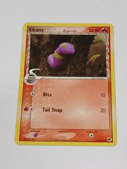 Ekans 47/101 - EX Dragon Frontiers - Pokemon - Yuka Morii Art - Image 1