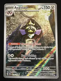 Aegislash 210/182 Pokemon Paradox Rift Illustration Rare Full Art Holo Near Mint - Image 1