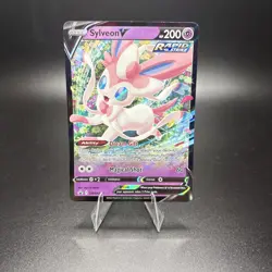 2019 Pokemon SWSH Black Star Sylveon V SWSH202 NM - Image 1