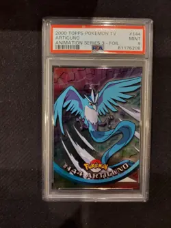 PSA 9 Articuno Foil Topps Pokemon Animation Series 3 - Image 1