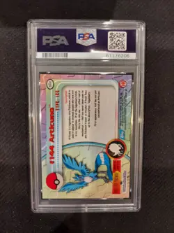 PSA 9 Articuno Foil Topps Pokemon Animation Series 3 - Image 2