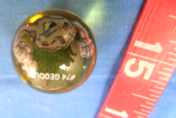 Geodude #74 Marble 7/8" Pokemon, Good Condition, Vintage - Image 2