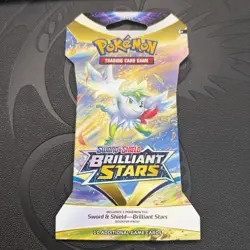 Pokemon TCG: Sword & Shield - Brilliant Stars Sleeved Booster Pack - Image 1
