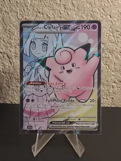 Lillie's Clefairy ex 173/159 SV09 Journey Together Holo Ultra Rare Pokemon NM - Image 1