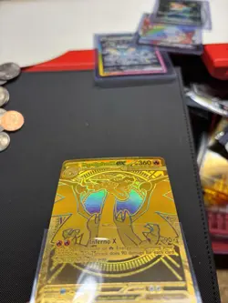 Pokemon TCG Mega Charizard X EX Full Art Foil Gold 130/094 2016 - Image 2