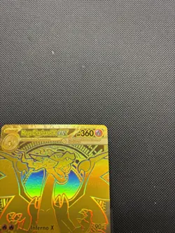 Pokemon TCG Mega Charizard X EX Full Art Foil Gold 130/094 2016 - Image 4