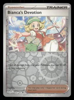 Bianca's Devotion SV05: Temporal Forces #142/162 UC Reverse Holo Pokemon LP - Image 1