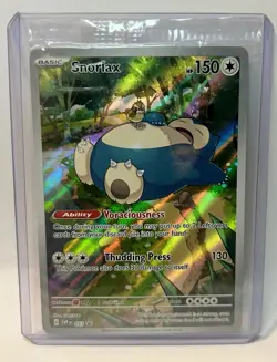 Pokemon TCG Snorlax 051 Sv: Scarlet & Violet Promo Holo 150 HP English - Image 3