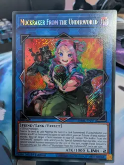 YuGiOh! Muckraker From The Underworld DABL-EN051 Secret Rare 1st Ed - Image 1