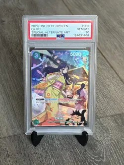 One Piece 500 Years In The Future OP07 Okiku Special Alt Art OP01 035 SP PSA 10 - Image 1