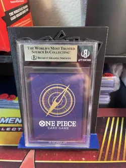 One Piece BGS 10 Trafalgar Law Japanese 7-11 Promo ST03-008 - Image 2
