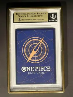 BGS Pristine 10 Monkey D. Luffy Oda Signature, OP05 1st anniversary ST01-12 ENG - Image 2