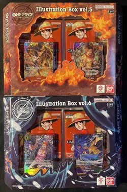 One Piece Illustration Box Vol 5 and Vol 6 Brand New & Sealed Lot Of 2 (1 each) - Image 1