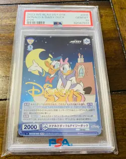 2023 WEISS SCHWARZ BLAU DISNEY CHARACTERS DYR DONALD DUCK & DAISY DUCK PSA 10 - Image 1