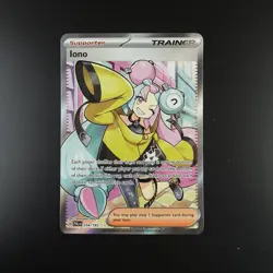Iono 254/193 Pokemon Paldea Evolved Holo Full Art Card - Image 1