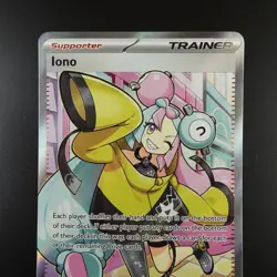 Iono 254/193 Pokemon Paldea Evolved Holo Full Art Card - Image 2
