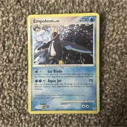 Pokemon Empoleon 4/130 Diamond & Pearl 2007 130 HP Water Stage 2 English Card - Image 1