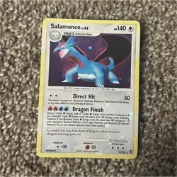 Pokemon Salamence 18/132 Diamond & Pearl 140 HP Stage 2 English Card - Image 1