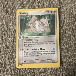 Pokemon Slaking 12/109 Ruby & Sapphire 120 HP Rare Holo English Card - Image 1