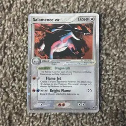 Pokemon Salamence ex 103/107 Deoxys 160 HP Rare Holo EX English Card - Image 1