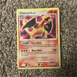 Pokemon Charizard 3/132 Diamond & Pearl 130 HP Stage 2 English Card - Image 1