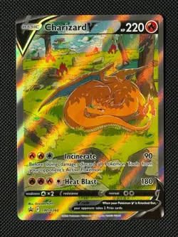Pokemon Cards Charizard V SWSH260 SWSH Black Star Promo - Image 1