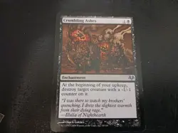 MtG Crumbling Ashes LP Eventide Magic the Gathering 2008 Non Foil Uncommon - Image 1