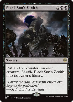 Black Sun's Zenith 71 | NM Near Mint | ECC Lorwyn Eclipsed Commander Magic MTG - Image 1