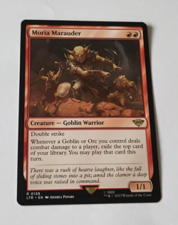 MtG Moria Marauder (LTR-0138) Rare English MINT - Image 1