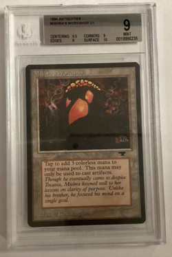 MTG Antiquities MISHRA’S WORKSHOP BGS 9 (6235) Graded Power - Image 1