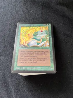 Magic the Gathering Verduran Enchantress Beta NM - Image 4