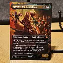 MTG Hazel of the Rootbloom Borderless Commander: Bloomburrow 0002 Mythic NM - Image 1