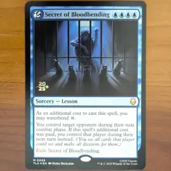 Secret of Bloodbending - Prerelease Foil Promo - Avatar TLA MTG - Image 1