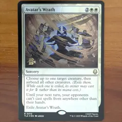 Avatar's Wrath - Prerelease Foil Promo - Avatar TLA MTG - Image 1