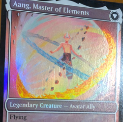 Avatar Aang / Aang, Master of Elements - Prerelease Foil Promo - Avatar TLA MTG - Image 5