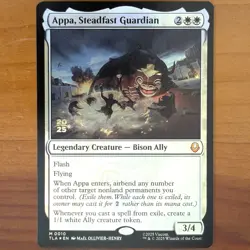 Appa, Steadfast Guardian - Prerelease Foil Promo - Avatar TLA MTG - Image 1
