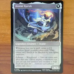 The Legend of Kuruk / Avatar Kuruk - Prerelease Foil Promo - Avatar TLA MTG - Image 2