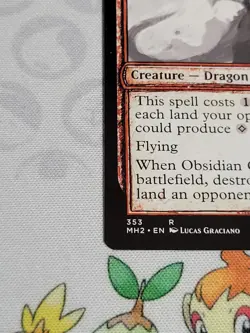 C2846 MAGIC MTG MODERN HORIZONS 2 OBSIDIAN CHARMAW #353 SHOWCASE NM RARE - Image 4