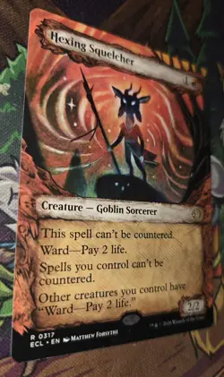Hexing Squelcher SHOWCASE ~ PACKFRESH ~ Lorwyn Eclipsed ~ ECL MTG - Image 2