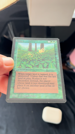 Magic the Gathering Kudzo Beta NM to LP - Image 2