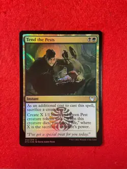 Tend The Pests - Foil - Strixhaven: School of Mages - Magic the Gathering - MTG - Image 1