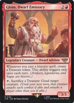 Gloin, Dwarf Emissary Lord of the Rings: Tales of Middle-Earth Regular - Image 1